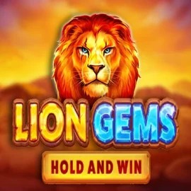 Lion Gems Hold and Win slot logo by Playson at LuckyCapone CasinoLion Gems Hold and Win