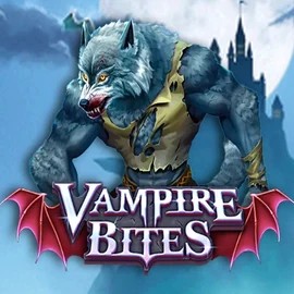 Vampire Bites online game logo by Amusnet Interactive on luckycaponee.com